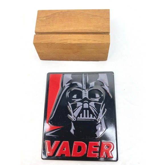 Star Wars Darth Vader  handmade All occasion  Card  With Wood Stand - Picture 7 of 7